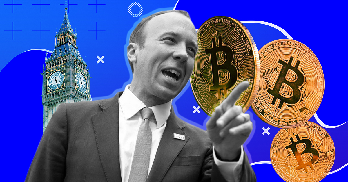 British MP Matt Hancock declares UK should lower tax rate on crypto to encourage growth