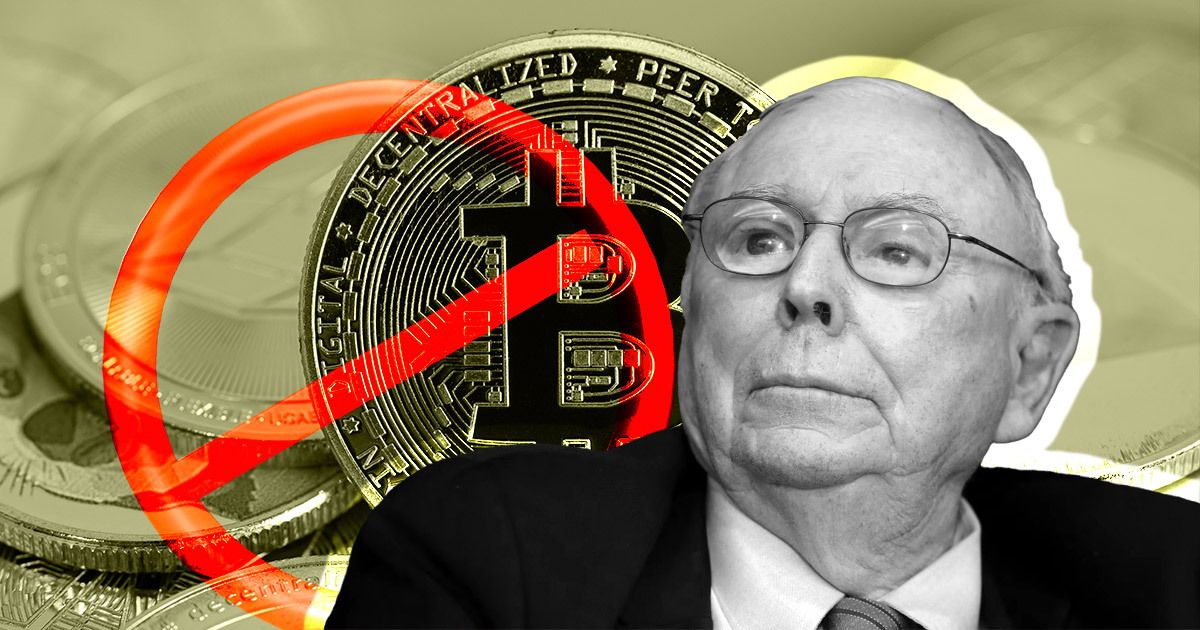 Charlie Munger calls on US to join China in banning crypto